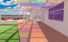 No local também teria um Corredor Aberto para entrada e saída das crianças