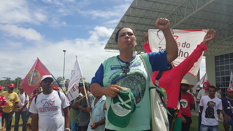 Homenagem aos trabalhadores mortos no Massacre de Eldorado dos Carajás