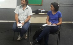 Ivanildo Piccoli e a pró reitora de Extensão, Joelma Albuquerque