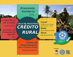 Ufal sedia ciclo de palestras sobre Crédito Rural