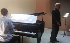 Péricles Argolo, concluinte do curso técnico de Canto