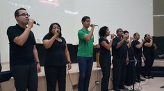 Integrantes do Corufal fizeram apresentação