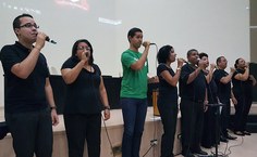 Integrantes do Corufal fizeram apresentação