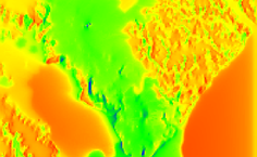 Mapa do vento médio em dezembro%2c representando o período seco