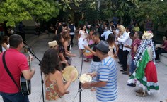 O coco alagoano foi o destaque da aula espetáculo Chão Batido