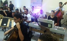 Belo concerto da Orquestra Jovem no final de tarde