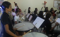 Concerto aconteceu no pátio central da ETA