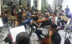 Orquestra é formada por alunos dos cursos técnico e de extensão