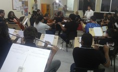 Orquestra Jovem executou cinco músicas entre o popular e o erudito