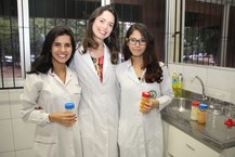 Pesquisadoras no laboratório da Ufal