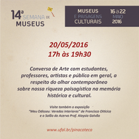 Pinacoteca promove Conversa de Arte na Semana de Museus