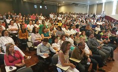Auditório do HU ficou lotado para posse da superintendente