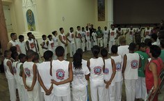 Houve o batismo do grupo de capoeira Mandingueiros de Penedo