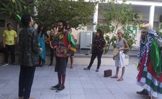 Ensaio da Roda de Fuxico, que encerra a disciplina Projetos Integradores 6