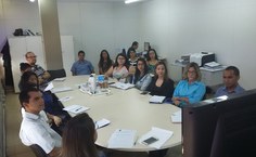 Reunião de sensibilização com os diversos setores da reitoria