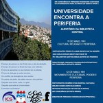 Ufal realiza debate sobre a relação da universidade com a periferia