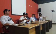 Pedro e Julimei, do Rap na Missão, compartilharam as experiências deles