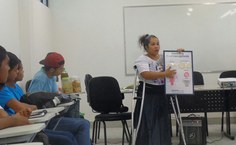 Professora Maria Edna Bezerra ministrou as aulas