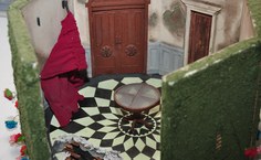 Maquete que reproduz cena de 'Senhor dos Anéis'