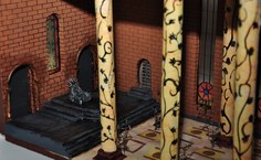 Maquete que reproduz cena de 'The game of Thrones'