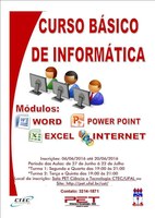 PET Ciência e Tecnologia promove curso básico de informática para a comunidade