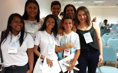 Alunos do projeto participando da conferencia ECA 2015