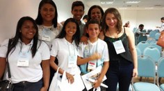 Alunos do projeto participando da conferencia ECA 2015