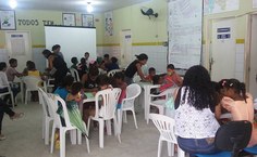 Atividades em grupo com as crianças