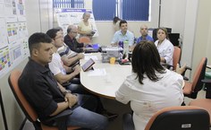 Funcionários da Ebserh se reuniram com superintendente