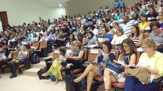 Comunidade educacional alagoana reunida para discutir a segunda versão da Base Nacional Comum Curricular (BNCC)