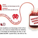 Estudantes de Odontologia fazem campanha para conseguir doadores de sangue