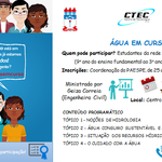 Paespe promove curso sobre conscientização dos recursos hídricos