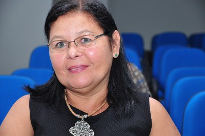 Coordenadora do Mestrado Profissional, Maria de Lourdes Fonseca