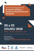Ufal debate Economia Solidária e Gestão do Desenvolvimento Territorial
