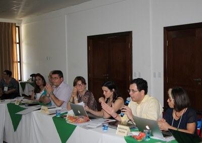 Professor Leonardo Viana em reunião sobre evento da SBPC | nothing