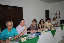 Professor Fábio Guedes em reunião do Conselho da SBPC