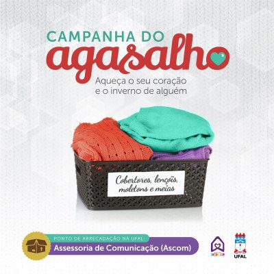 Campanha é realizada pelo projeto Dedicar e apoiada pela Ufal