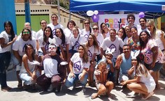 Ação de Páscoa do projeto Dedicar