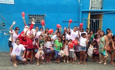 Primeira ação na Vila Emater, no Natal