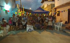 Projeto realiza ação junina em comunidade