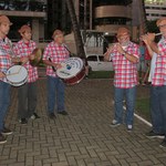 Banda de pífano faz homenagem ao mês do Folclore