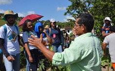 Agricultor José dos Santos foi instrutor durante o evento