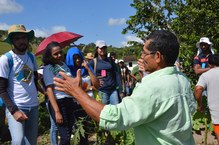 Agricultor José dos Santos foi instrutor durante o evento