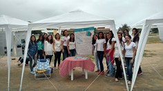 Equipe da Fanut na ação do Dia do Nutricionista