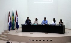 George Sarmento discorrendo sobre o tema Direitos Humanos, Multiculturalismo e Sociedades Plurais