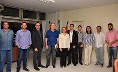 Gestores da Ufal recebem deputado Ronaldo Lessa