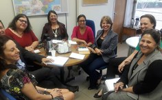 Reunião com a equipe da Opas