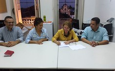 Assinatura do termo de cooperação com a Codevasf