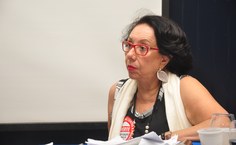 Pesquisadora Maria Inês Bravo, coordenadora da Frente Nacional contra a Privatização da Saúde