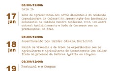 Programação Calourada Ceca